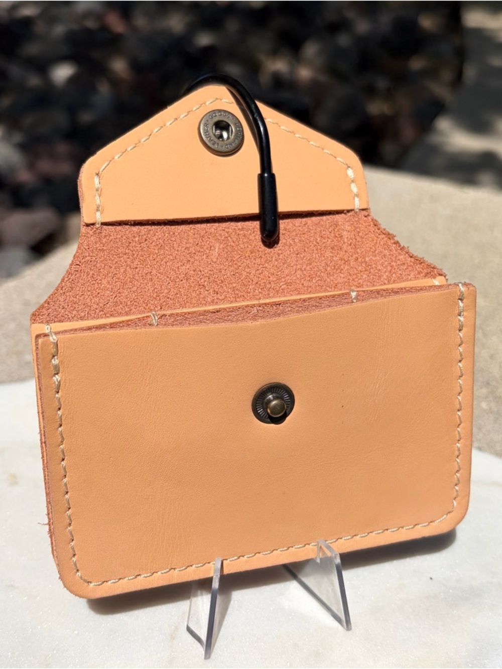 Love Bug Plus Wallet Portland Leather Goods Mamey Full-Grain Leather NWOT - Picture 3 of 12